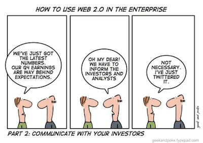 Tweating the Investors