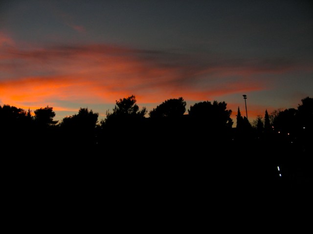 Evening Cloud over Podgirica